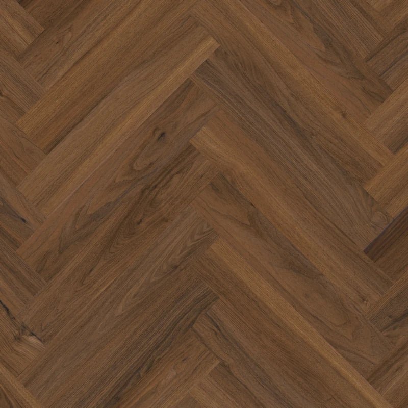 Therdex 6052 Walnut - Dryback PVC - Visgraat - Solza.nl