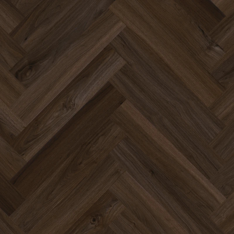 Therdex 6053 Walnut - Dryback PVC - Visgraat - Solza.nl