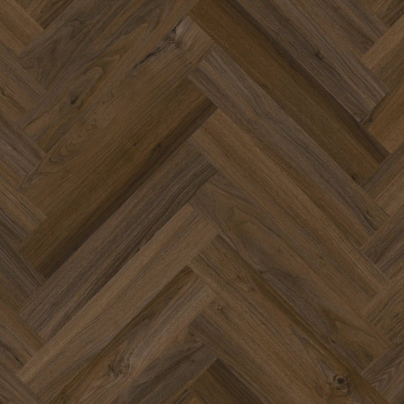 Therdex C6051 Walnut - Click PVC - Visgraat - Solza.nl