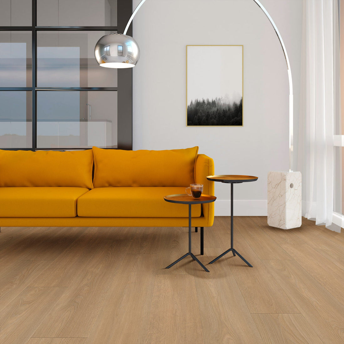 Vivafloors Bordeaux - Eiken 8545 - Rechte Stroken Click PVC