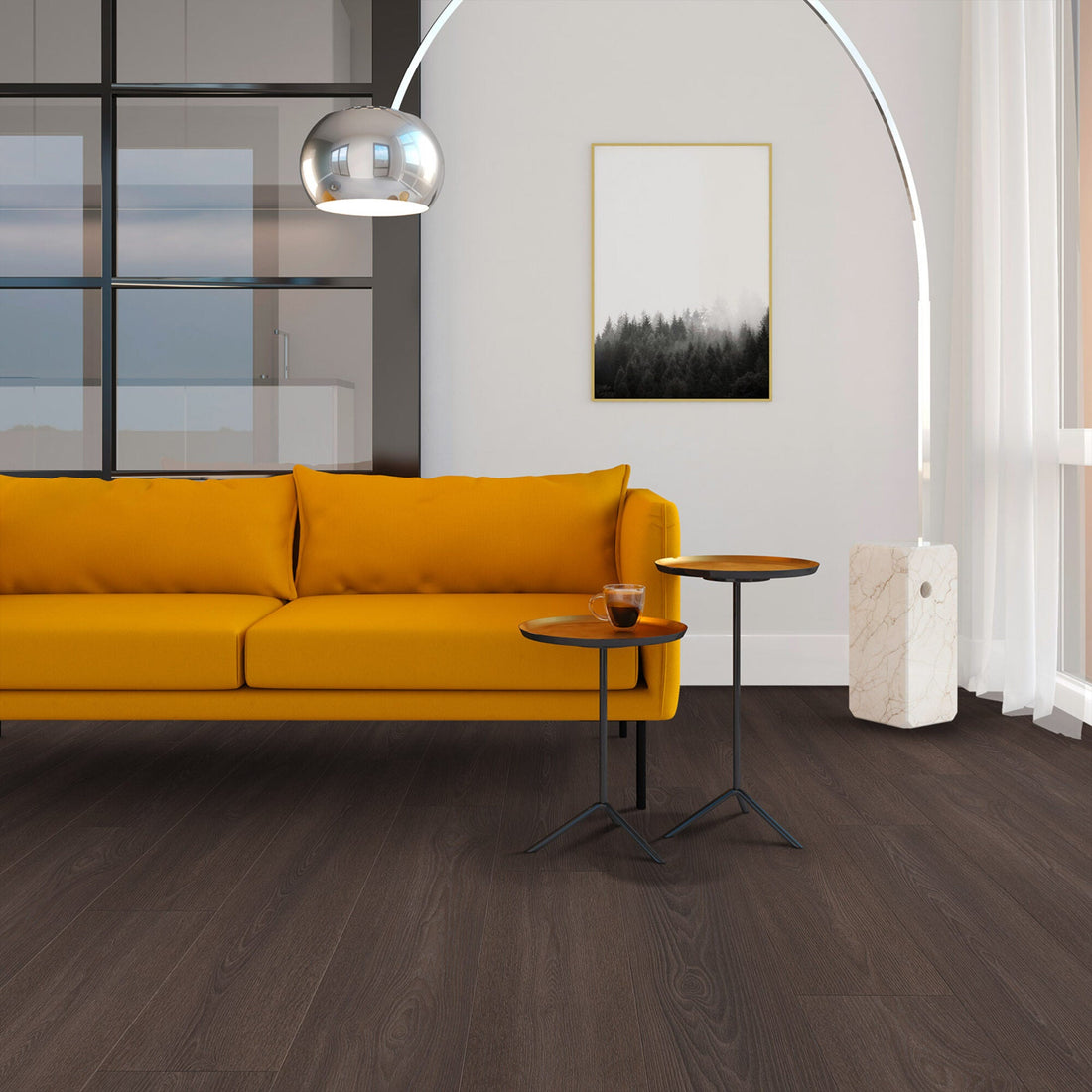 Vivafloors Bordeaux - Eiken 8560 - Rechte Stroken Click PVC