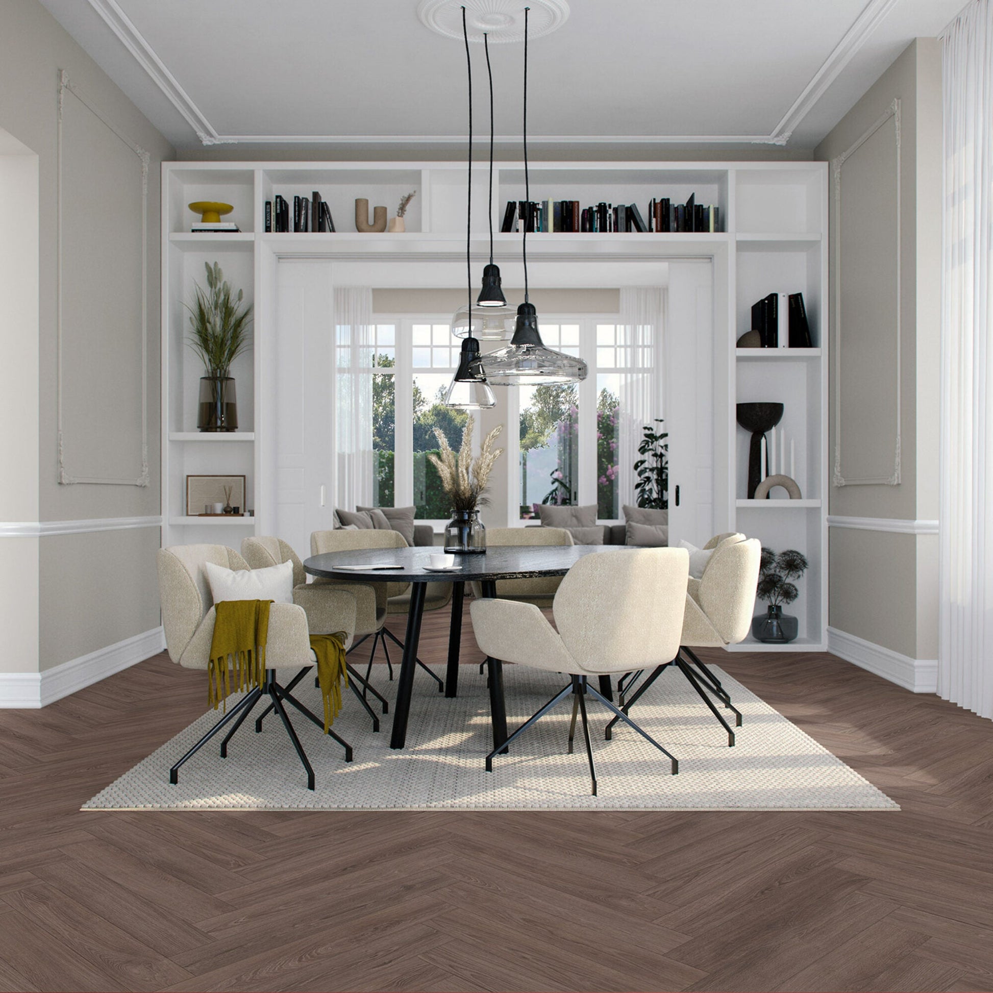 Vivafloors Mayfair - Eiken 9060 - Walvisgraat Plak PVC