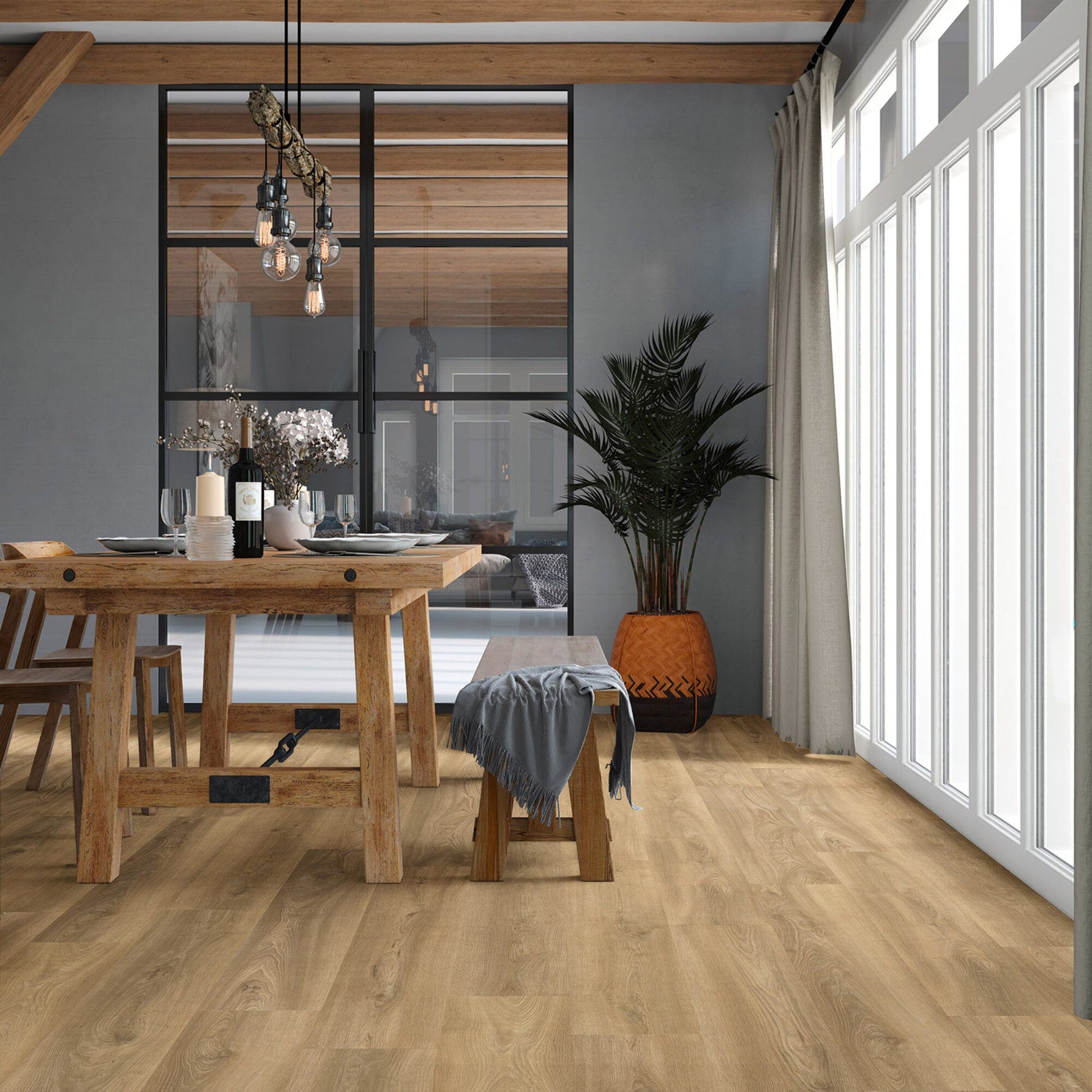 Plancher PVC à clipser Vivafloors Chêne 3510