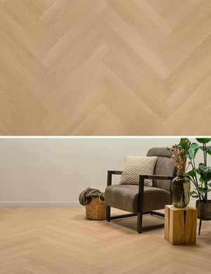 Herringbone laminate vloer