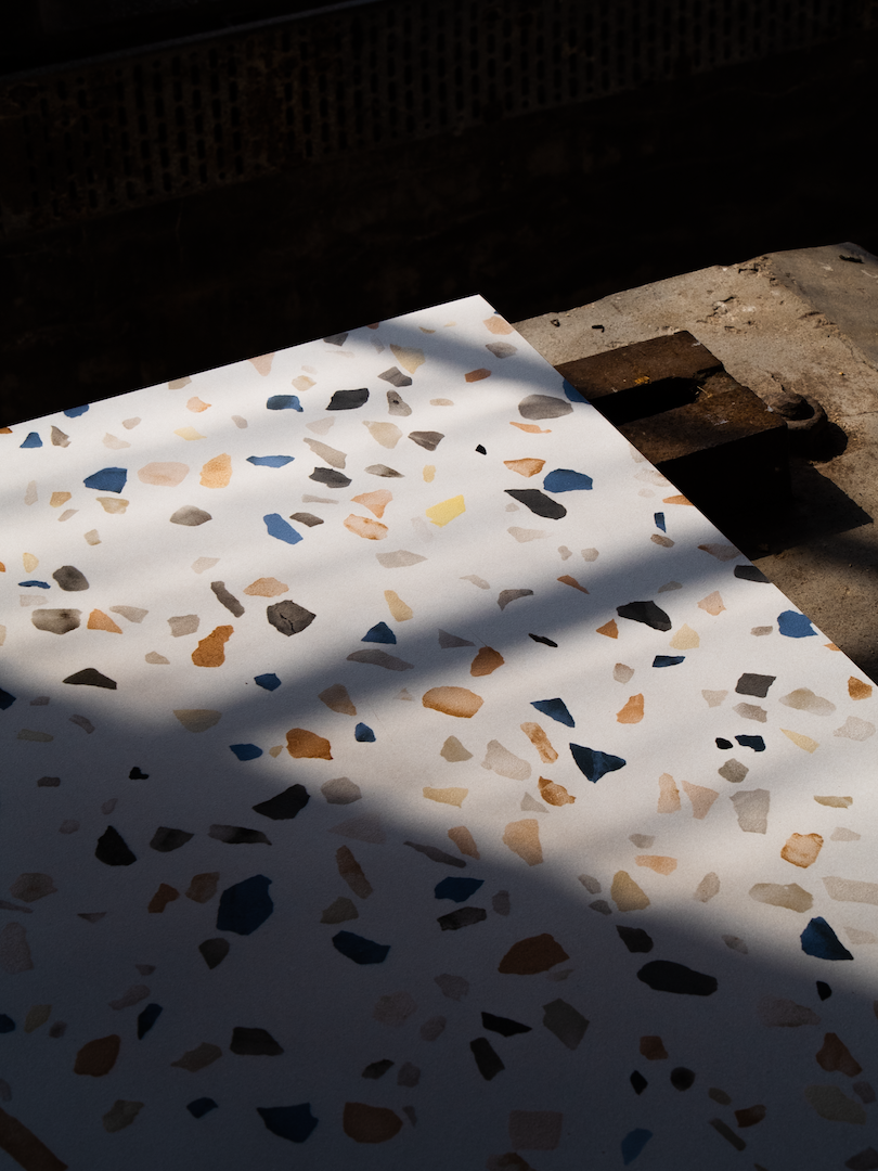 Carrelage Aspect Terrazzo Roma 60 x 60 cm